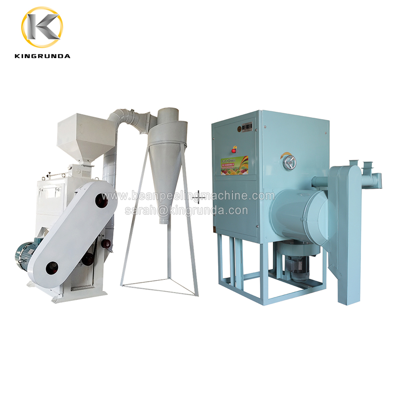 2020 Hot sell chickpea/ lentil/ gram peeling and splitting machine